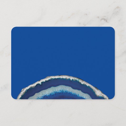 Nabestaandenkaart voor blauw huwelijk | Agate Informatiekaartje (Achterkant)