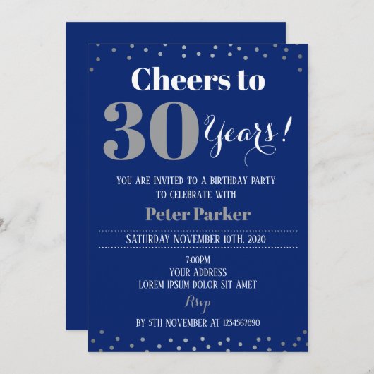 Nabestaandenuitnodiging Kaart (Voorkant / Achterkant)