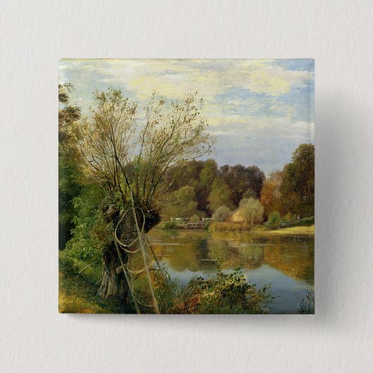 nabij de Aumuhle, c.1830 Vierkante Button 5,1 Cm (Voorkant)