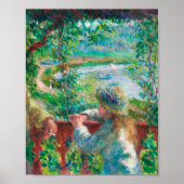 nabij het meer door Pierre-Auguste Renoir Poster (Voorkant)