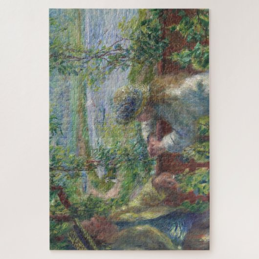nabij het meer door Renoir Legpuzzel (Verticaal)