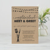 Nabuurschap ontmoeten & Groet Uitnodiging (Staand voorkant)