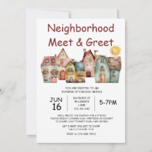 Nabuurschap ontmoeten & Groet Uitnodiging