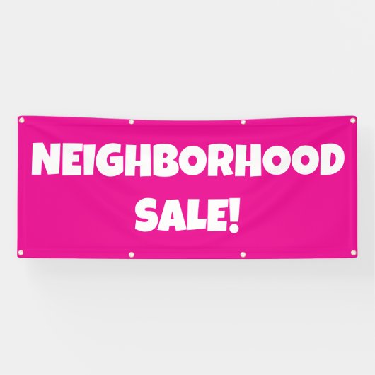 NABUURSCHAPSVERKOOP! Spandoek (Horizontaal)