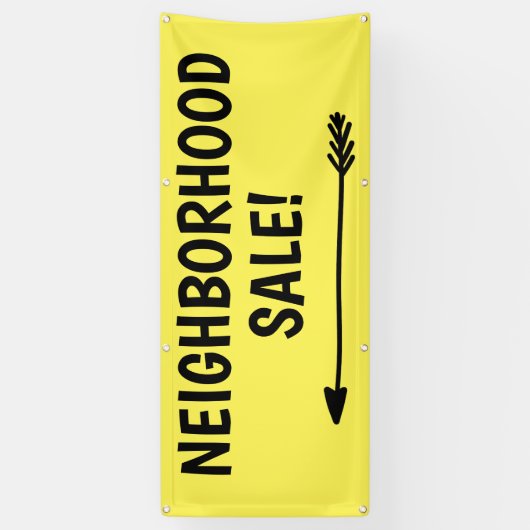 NABUURSCHAPSVERKOOP! Spandoek (Verticaal)