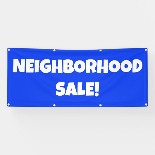 NABUURSCHAPSVERKOOP! Spandoek (Horizontaal)