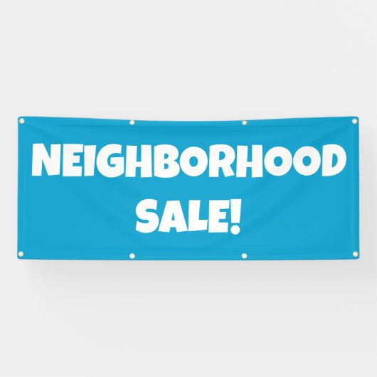 NABUURSCHAPSVERKOOP! Spandoek (Horizontaal)