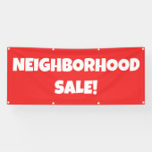 NABUURSCHAPSVERKOOP! Spandoek (Horizontaal)