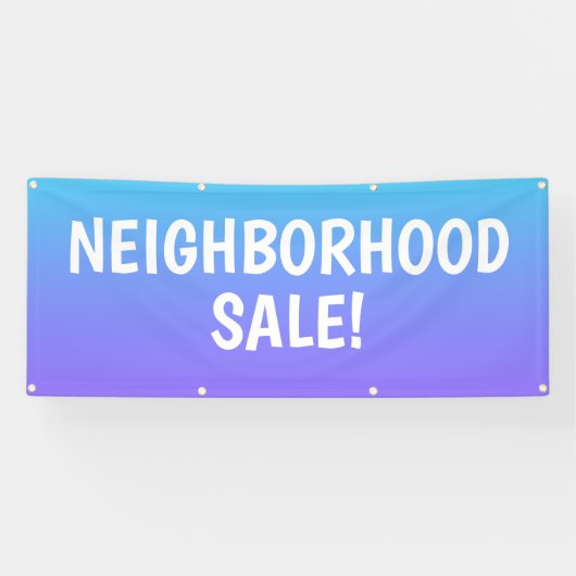 NABUURSCHAPSVERKOOP! Spandoek (Horizontaal)