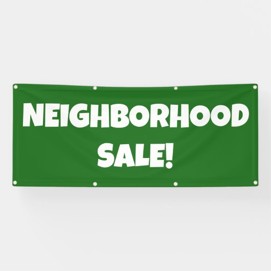 NABUURSCHAPSVERKOOP! Spandoek (Horizontaal)