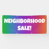 NABUURSCHAPSVERKOOP! Spandoek (Horizontaal)