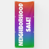 NABUURSCHAPSVERKOOP! Spandoek (Verticaal)