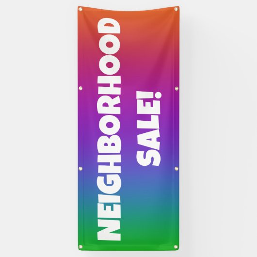 NABUURSCHAPSVERKOOP! Spandoek (Verticaal)