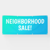 NABUURSCHAPSVERKOOP! Vinylbanner Spandoek (Horizontaal)