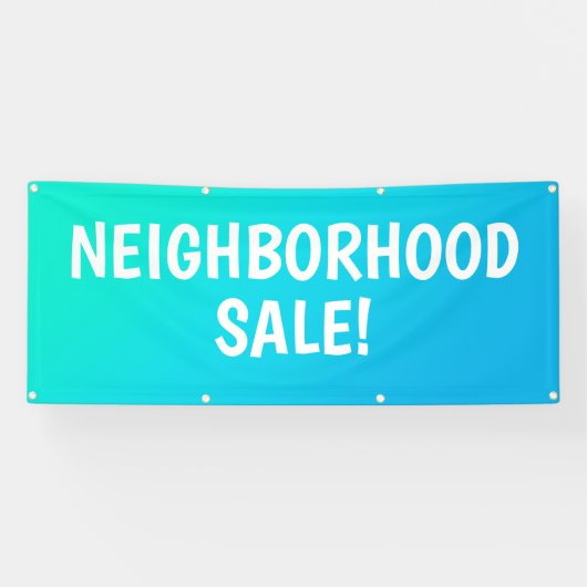 NABUURSCHAPSVERKOOP! Vinylbanner Spandoek (Horizontaal)