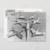 NACA X-vlakken van de Briefkaarten van de jaren vi (Voorkant / Achterkant)