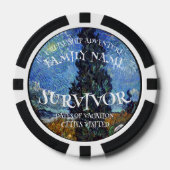 Nachclub Restaurant Bar Tiki Pub Toga 2024 Feest Poker Chips (Voorkant)