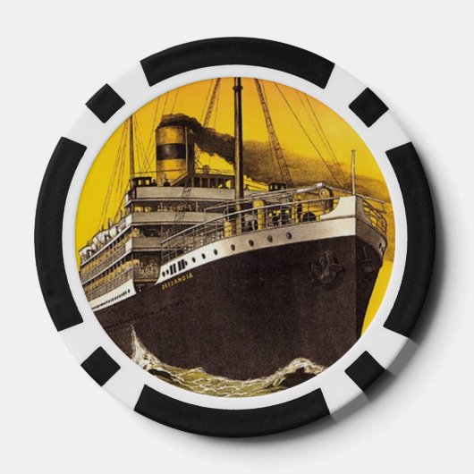 Nachclub Restaurant Bar Tiki Pub Toga 2024 Feest Poker Chips (Achterkant)