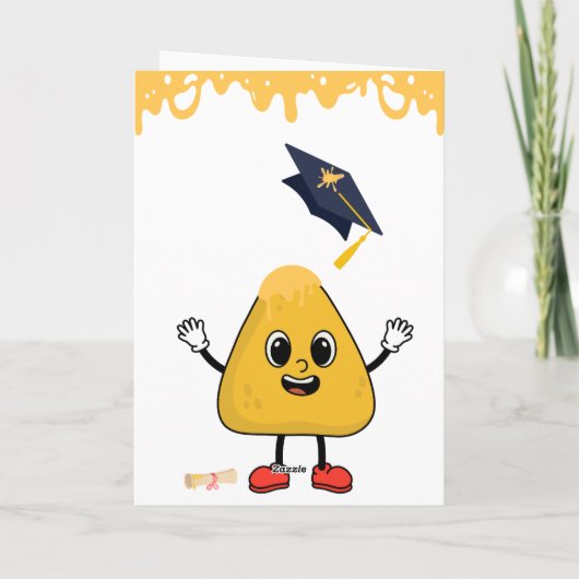 Nacho Average Afstuderen grappige felicitaties Kaart (Achterkant)
