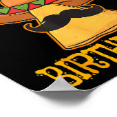 Nacho Average Birthday Boy Bday Cinco Poster (Hoek)