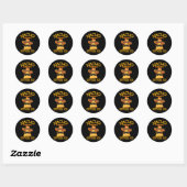 Nacho Average Birthday Boy Bday Cinco Ronde Sticker (Vel)