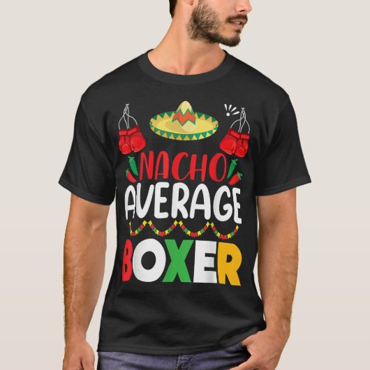Nacho Average Boer Cinco De Mayo Party Festival Gi T-shirt (Voorkant)