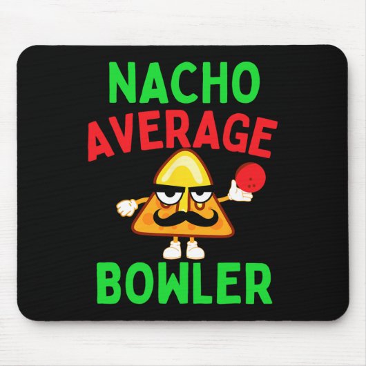 Nacho Average Bowler Cinco De Mayo Bowling Mexicaa Muismat (Voorkant)