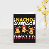 Nacho Average Bowler Mexicaans Feest Cinco De Mayo Kaart (Gele Bloem)