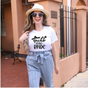Nacho Average Bride Bachelorette Party Groep Tri-Blend Shirt