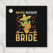 Nacho Average Bruid Cinco De Mayo Mexicaanse Trouw Bedankjes Labels (Voorkant)