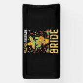 Nacho Average Bruid Cinco De Mayo Mexicaanse Trouw Spandoek (Verticaal)