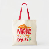 Nacho Average Bruid Spaanse Sombrero Grappige Brui Tote Bag (Voorkant)