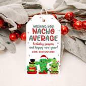 Nacho Average Christmas Holiday Cadeaulabel