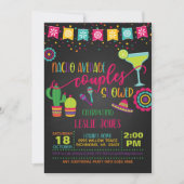 Nacho Average Couples Shower Uitnodiging - BL (Voorkant)