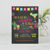 Nacho Average Couples Shower Uitnodiging - BL (Staand voorkant)