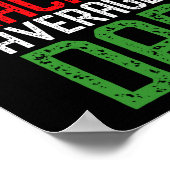 Nacho Average Dad Funny Cinco De Mayo Fathers Day  Poster (Hoek)