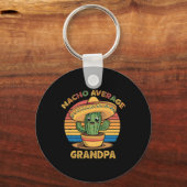Nacho Average Grandpa Matching Mexicaans Cinco De Sleutelhanger (Voorkant)