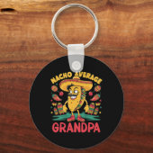 Nacho Average Grandpa Mexicaans Overeenkomend Cinc Sleutelhanger (Voorkant)