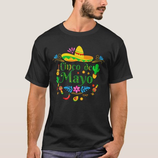 Nacho Average Grandson Cute Cinco De Mayo T-shirt (Voorkant)