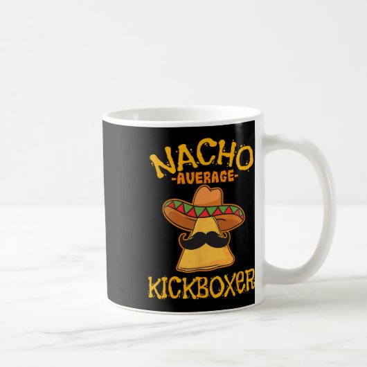 Nacho Average Kickboxer Cinco De Mayo Mexican Kick Koffiemok (Rechts)
