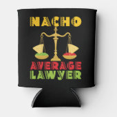 Nacho Average Lawyer Funny Cinco de Mayo Blikjeskoeler (Voorkant)