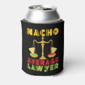 Nacho Average Lawyer Funny Cinco de Mayo Blikjeskoeler (Blikje Achterkant)