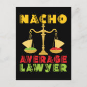 Nacho Average Lawyer Funny Cinco de Mayo Briefkaart (Voorkant)
