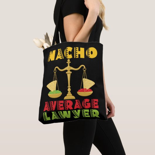 Nacho Average Lawyer Funny Cinco de Mayo Tote Bag (Dichtbij)