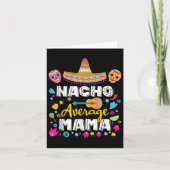 Nacho Average Mama Cinco De Mayo Mexican Matching Kaart (Voorkant)