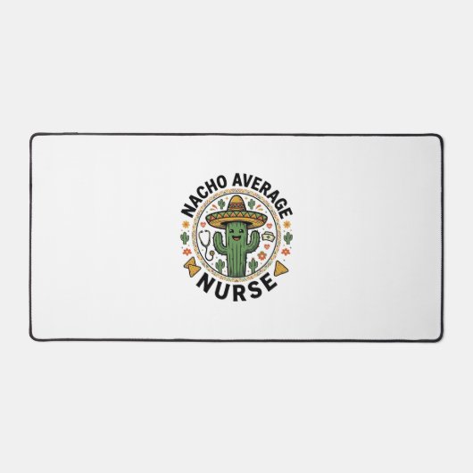 Nacho Average Nurse Cactus Fiesta Shirt Ontwerp_1 Bureaumat (Voorkant)