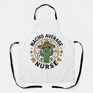 Nacho Average Nurse Cactus Fiesta Shirt Ontwerp_1 Schort