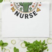 Nacho Average Nurse Cactus Fiesta Shirt Ontwerp_1 Theedoek (Gevouwen)