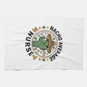 Nacho Average Nurse Cactus Fiesta Shirt Ontwerp_1 Theedoek