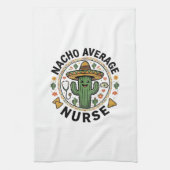 Nacho Average Nurse Cactus Fiesta Shirt Ontwerp_1 Theedoek (Verticaal)